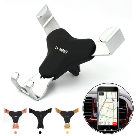 Universal Auto-Clamping Gravity Car Air Vent Holder Phone Mount Cradle for iPhone XS Max/XS/XR/X, 8 Plus/8, 6S 7 Plus/7 for Samsung Galaxy Note 8 S10/S9/S8/S8 Plus S7