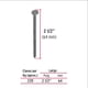 thumbnail image 2 of Kilo de clavo standard 2-1/2" con cabeza en caja de 10 kg, 2 of 4