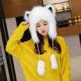 thumbnail image 6 of Herrnalise Winter Women's Warm Plush Thickened Cute Cartoon Lei Feng Hat, 6 of 7