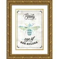 thumbnail image 1 of JMB Designs 17x24 Gold Ornate Wood Framed with Double Matting Museum Art Print Titled - Bee-Holder, 1 of 4