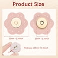 thumbnail image 3 of Uxcell 6Set Leather Snaps Buttons, Magnetic Snap Closures for Handbag/Purses/Sewing/DIY Craft/Clothes [Pink], 3 of 7