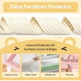 thumbnail image 3 of Corner Protector for Baby, 5M Widen Edge Protector with Adhesive Backing, Baby Child Proofing Foam Set and Safe for Table, Desk, Fireplace, White, 3 of 7