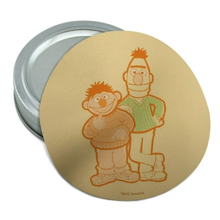 

Sesame Street Bert and Ernie Distressed Round Rubber Non-Slip Jar Gripper Lid Opener