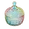 thumbnail image 3 of Candy Jar Lids Jars Storage Decorative Glass Dish Bowl Dishes Office Buffet Desk Easter Can Tank Sealed Containers, 3 of 6