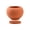 Orange, variant on Homenest Scandinavian Ceramic Vase with Tray, Matte Solid Color Desktop Flower Planter for Fresh & Dried Flowers, Modern Home Decor Accent,Dark Gray