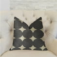 thumbnail image 2 of Plutus Savannah Black and Beige Luxury Throw Pillow 20"L x20"W, 2 of 3