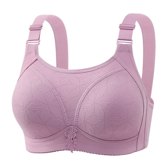 Ltctricy Women's Plus Size Push up Bras No Underwire Supportive Lace Full Coverage Bralettes Comfortable Everyday Bras