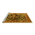 thumbnail image 2 of Ahgly Company Machine Washable Indoor Rectangle Animal Yellow Traditional Area Rugs, 7' x 9', 2 of 4