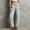 Grey, variant on Womens Baggy Barrel Pants Wide Leg High Smocked Waisted Lounge Pants Summer 2026 Beach Vacation Casual Trousers with Pockets(Light Blue,L)