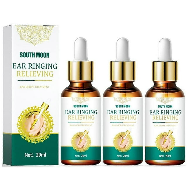 3PCS Tinnitus Ear Drops Relieve Tinnitus Ear Relieve Ear Drops Itching Ear Care