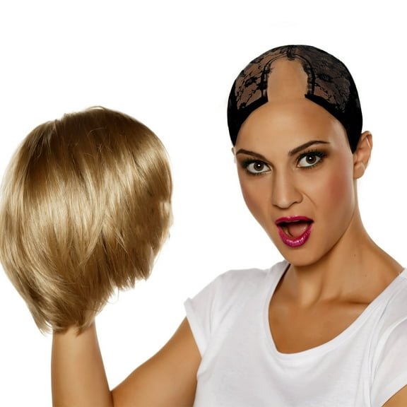 PENIKOKO U Shape Lace Hair Weaving Cap for Women, Easy to Clean, Comfortable Fit, 1 Set