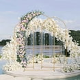 thumbnail image 4 of Set of 3 Metal Square Wedding Arch Backdrop Stand, Door Frame for Wedding Birthday Party Graduation Ceremony Decoration, 4 of 7
