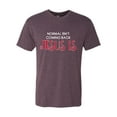 thumbnail image 3 of Normal Isn't Coming Back Jesus Is Inspirational/Christian Mens Premium Tri Blend T-Shirt, Vintage Purple, XX-Large, 3 of 5
