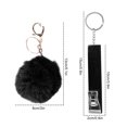 thumbnail image 4 of Muyoka Extractor de tarjetas de crédito, bonito agarrador de tarjetas bancarias de débito acrílico para llavero de cajero automático de uñas largas con bola de pompón y clip de plástico Muyoka Hogar, 4 of 7