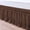 Chocolate Solid, variant on Hotel Quality Dust Ruffle Bedskirt, Wrap Around Bedskirt with 12 Inch Tailored Drop, 100% Microfiber, Bedskirt for Adjustable Beds, Easy to fit & Soft-Navy Blue Solid, Twin-XL Size
