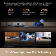 DREAME X60 Ultra Kit Robot Vacuum and Mop,35000Pa Suction, 100% Detangling,3.13in Ultra-Thin Design, 3.47in Obstacle Clearing, Self Emptying&Refilling, Mop Self-Cleaning, Obstacle Avoidance, White