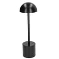 thumbnail image 2 of Lámpara de mesa inalámbrica, recargable, 2000 mAh, LED, 3 colores, atenuación, USB, para el hogar, sala de estar, restaurante, color negro., 2 of 14