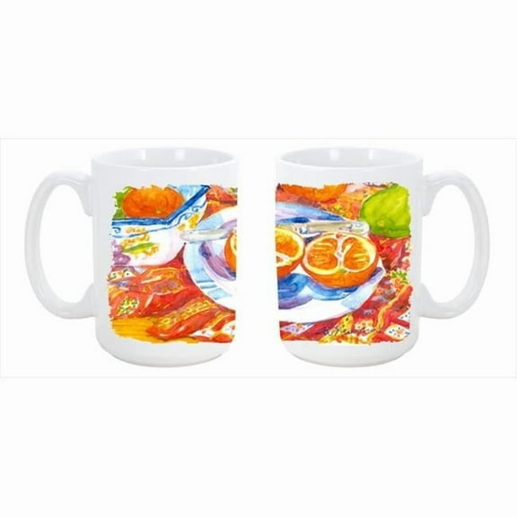 Florida Oranges Sliced for breakfast Dishwasher Safe Microwavable Ceramic Coffee Mug