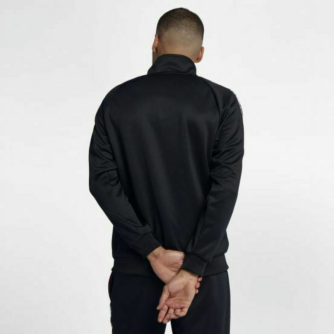 Jordan AQ2691 010 Mens Jumpman Taped Tricot Black White Jacket Walmart