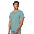 thumbnail image 1 of Adar Universal Unisex Scrub Set - Unisex V-Neck Scrub Top & Tapered Drawstring Scrub Pants, 1 of 6