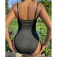 thumbnail image 4 of Lace See Through Bodysuit Charming Patchwork Women Body Leotard for Party Date Daily Black L, 4 of 6
