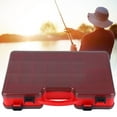 thumbnail image 1 of Fly Lure Container, Fishing Tackle Storage Box Lightweight ABS Bait Tackle Case Fly Lure Case, for Outdoor Fishing Tackles, 1 of 7