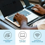 LapGear Home Office Lap Desk, Silver Carbon