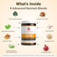 thumbnail image 5 of ACTIVATEDYOU Morning Complete Daily Wellness Greens Superfood Drink Mix para la salud intestinal con prebióticos, probióticos, antioxidantes, superalimentos verdes, 10 mil millones de UFC, 30 porcione, 5 of 5