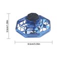 thumbnail image 2 of Vogacara Flying Toy LED Giroscopio Evitación automática de obstáculos Niños Flying Toy, Azul Type2 NO2, 2 of 6