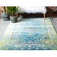 thumbnail image 3 of Unique Loom Imperial Collection Area Rug - Sultan (2' x 3' 1" Rectangle Blue/Light Green), 3 of 7