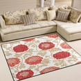 thumbnail image 2 of Non-Slip Polyester Rug 63x48in & 80x58in - Plush Memory Foam Floor Mat, Absorbent, Fade Resistant, Machine Washable for Living Room, Bedroom, Entryway，Flowers, 2 of 7