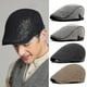 thumbnail image 2 of Boinas para hombre primavera Otoño Invierno a prueba de viento calle vendedor de periódicos boina sombrero Retro Inglaterra sombrero hombres sombreros gorras de pintor con visera, 2 of 2