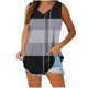 thumbnail image 2 of mfyjkho Camisetas Sin Mangas De Talla Grande, Blusa Informal Holgada Con Cuello En V Y Estampado Para Mujer Tops Elegantes Para Mujer S, 2 of 6