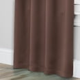 thumbnail image 3 of Bkue Nile Mills Modern, Classic Solid Semi Blackout Curtains, Set of 2, 36" x 84", Cappuccino, 3 of 11