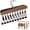 Vintage*1, variant on Wooden Closet Organizer with 10 Clips, Space-Saving Hanger for Hats Socks Scarves Pants, 360° Rotating Hook, Multifunctional Storage for Bedroom Entryway