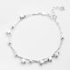 thumbnail image 2 of Pulsera de estrella de doble capa de 2 piezas, plata de ley 925, delicada joyería de cuentas apilables para adolescentes y mujeres, longitud ajustable, 2 of 8