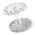 thumbnail image 2 of opvise Heart Round Shape 12 Holes Brush Pen Holder Nail Tool Display Shelf Organizer, 2 of 8