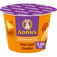 thumbnail image 3 of (2 pack) Annie's Real Aged Cheddar Microwavable Mac and Cheese Cup with Organic Pasta, 2.01 oz, 3 of 13