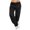 Black independence day dresses for women, variant on Dianli Plus Size Casual Pants for Women Solid Summer Long Pants Wide Leg Yoga Sports Loose Casual Long Pants Trousers with Pocket Gray s