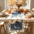 thumbnail image 4 of SLYNSHome Thanksgiving Pumpkin Table Runner, Fall Botanical Print Table Flag, Harvest Holiday Tablecloth for Dining Room Kitchen Home Party Decor, 4 of 6
