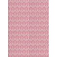thumbnail image 1 of Ahgly Company Machine Washable Indoor Rectangle Transitional Dark Pink Area Rugs, 8' x 12', 1 of 7