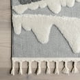thumbnail image 5 of nuLOOM Jade Holiday Reindeer Tasseled Area Rug, 8' 10" x 12', Light Grey, 5 of 9