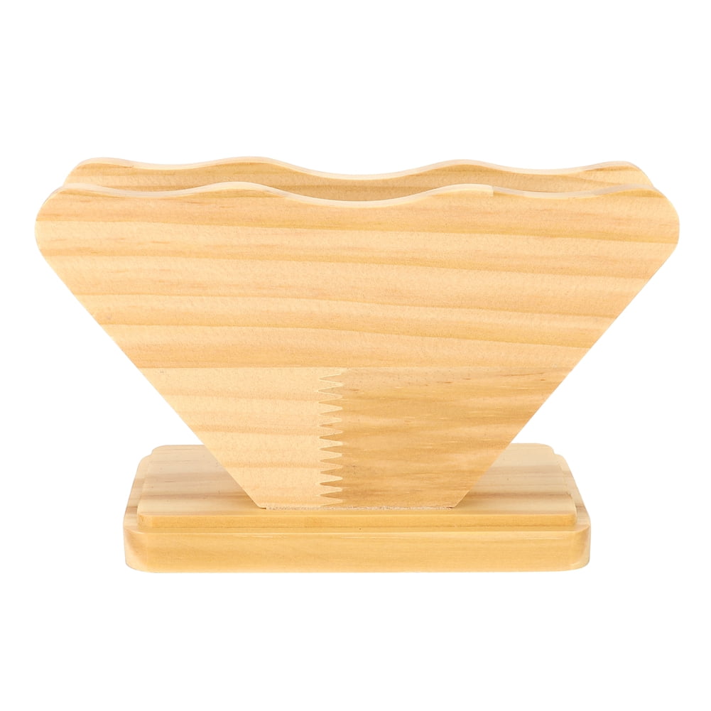 Ccdes Coffee Filter Holder,Wood Coffee Filters Holder Display Shelf