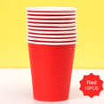 thumbnail image 1 of YOPTOP 10 Pcs Gobelets en Papier pour Salle de Bain Gobelets en Papier Jetables Gobelets pour Rince-Bouche Gobelets à Café en Papier Idéal pour Gobelets en Papier pour Salle de Bain pour Boissons Froides et Chaudes, Rouge, 1 of 4