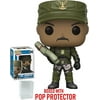 Funko Pop! Games: Halo - Sergeant Johnson Vinyl Figure (Bundled with Pop Box Protector Case)