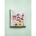 thumbnail image 3 of Vintage Aesthetic Japanese Emoji Graphic Men's Sweatshirt, 3 of 4