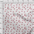 thumbnail image 2 of oneOone Organic Cotton Voile Fabric Raspberry Fruit Print Sewing Fabric BTY 42 Inch Wide, 2 of 4