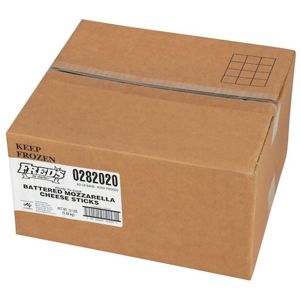 Freds Battered Cheese Stick, 2 Pound -- 6 per case