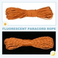 thumbnail image 4 of Uxcell Corde Paracorde Réfléchissante, Corde Paracorde Fluorescente pour Camping Randonnée Pêche Orange 98 Pieds, 4 of 7