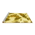 thumbnail image 2 of Ahgly Company Machine Washable Indoor Rectangle Abstract Yellow Modern Area Rugs, 5' x 7', 2 of 4